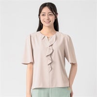 EMMA JAMES(エマジェイムス) 胸元ラフルブラウス レディス 262EMJ050CT(ウスチャ-M)