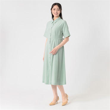 EMMA JAMES(エマジェイムス) 麻調 半袖シャツワンピース レディス 262EMJ051CT