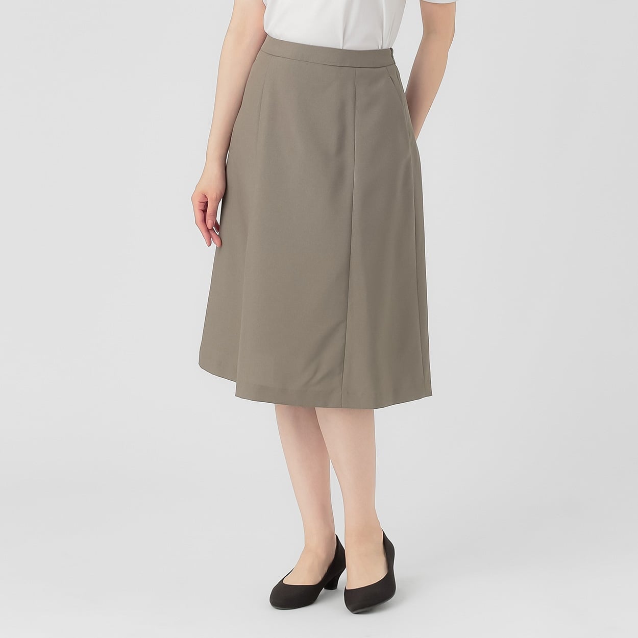 ライトクーリッシュ マーメイドスカート レディス ESPRITMUR(エスプリミュール) 266ES449CT(チャ-L)