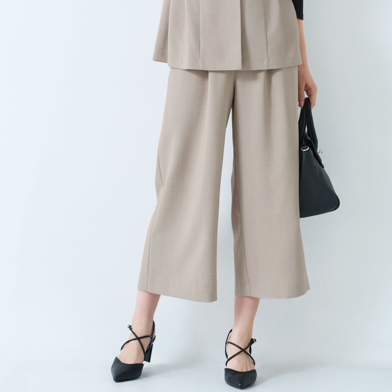 コンフォートライト ガウチョパンツ レディス ESPRITMUR(エスプリミュール) 262ES004AH(ウスチャ-XL)