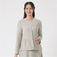 シルキーツイルセットアップ ペプラムジャケット レディス ESPRITMUR(エスプリミュール) 265ES002SW(チャ-M)