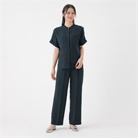 バンドカラーブラウス＋ストレートパンツ セットスーツ レディス ESPRITMUR(エスプリミュール) 263ES441MH(コイアオ-M)