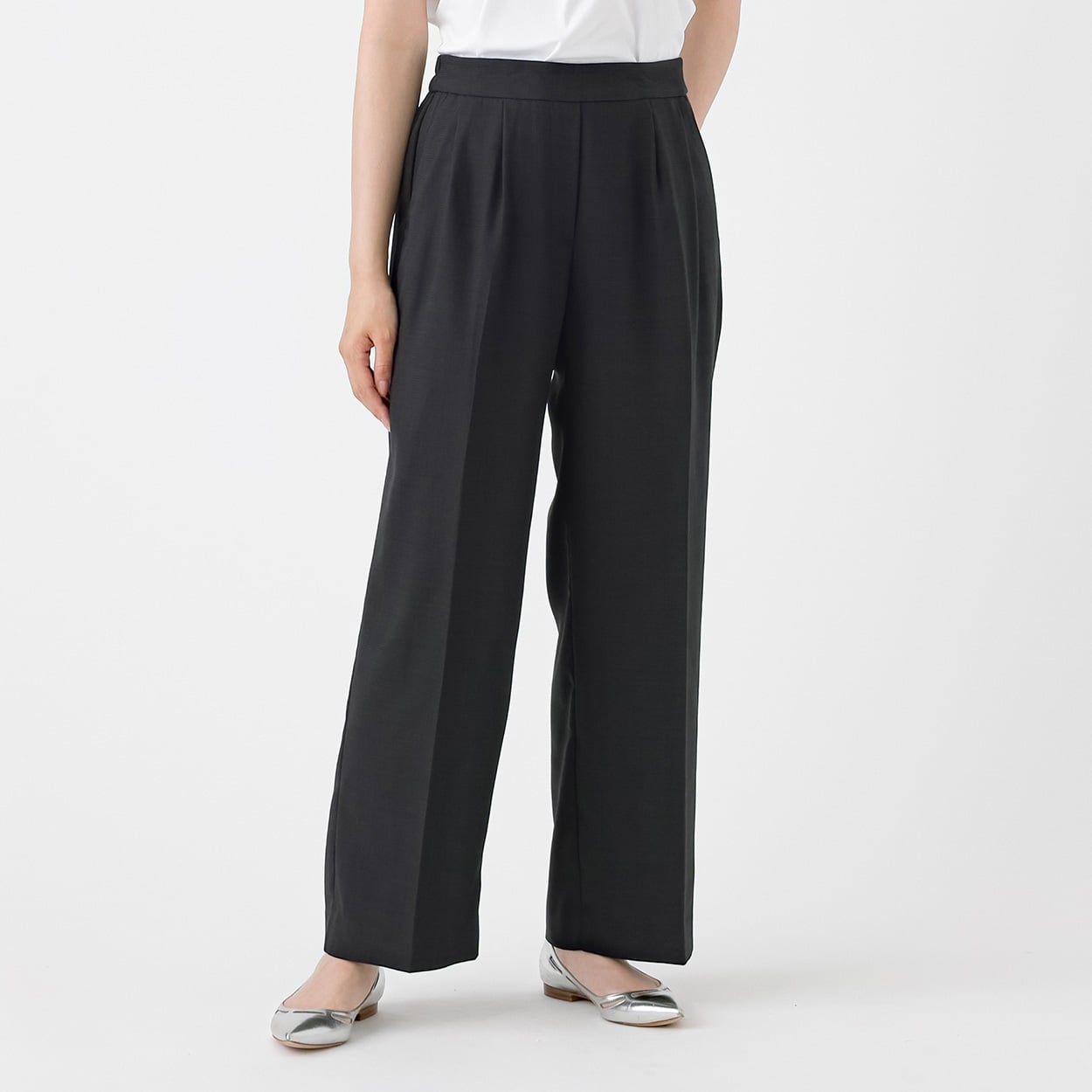 風通ルンセットアップ ドロスト付パンツ レディス ESPRITMUR(エスプリミュール) 263ES003CT(クロ-L)