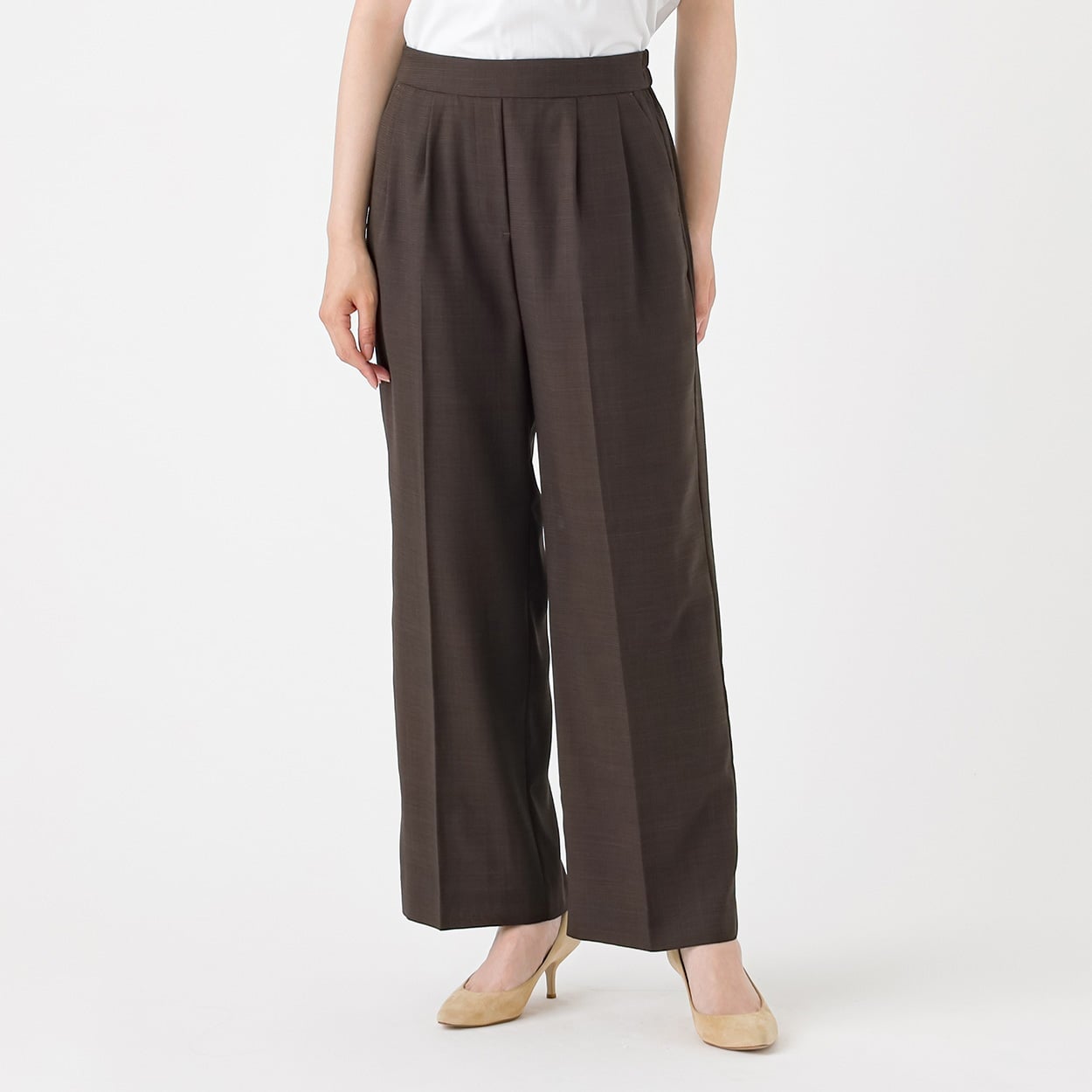 風通ルンセットアップ ドロスト付パンツ レディス ESPRITMUR(エスプリミュール) 263ES003CT(チャ-XL)