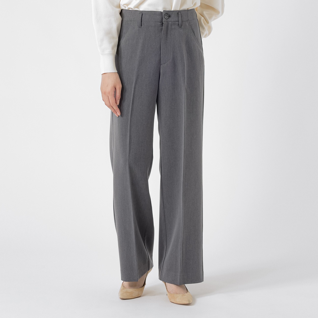 美メイク ストレッチパンツ レディス EMMA JAMES(エマジェイムス) 267EM509CT(ウスクロ-L)