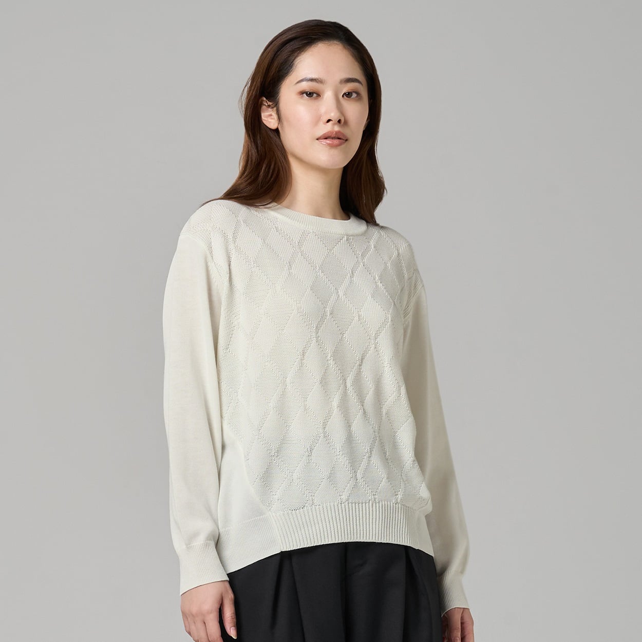 ESPRITMUR×ATSURO TAYAMA ニットプルオーバー レディス ESPRITMUR(エスプリミュール) 265ES312CN(シロ-L)