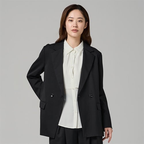 ESPRITMUR×ATSURO TAYAMA ダブルブレストジャケット レディス ESPRITMUR(エスプリミュール) 265ES488CT(クロ-S)