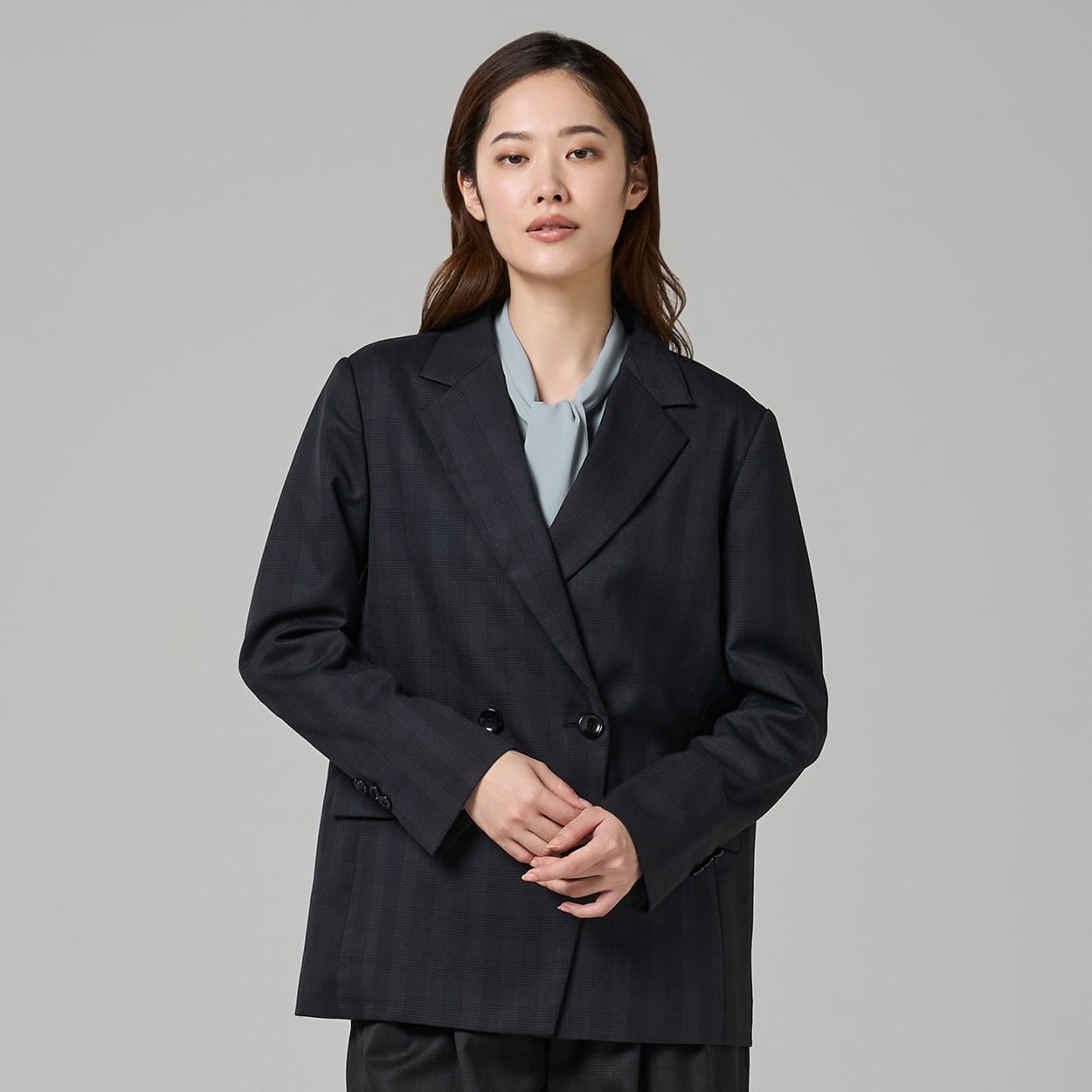 ESPRITMUR×ATSURO TAYAMA ダブルブレストジャケット レディス ESPRITMUR(エスプリミュール) 265ES488CT(チャコ－ルグレ－-S)