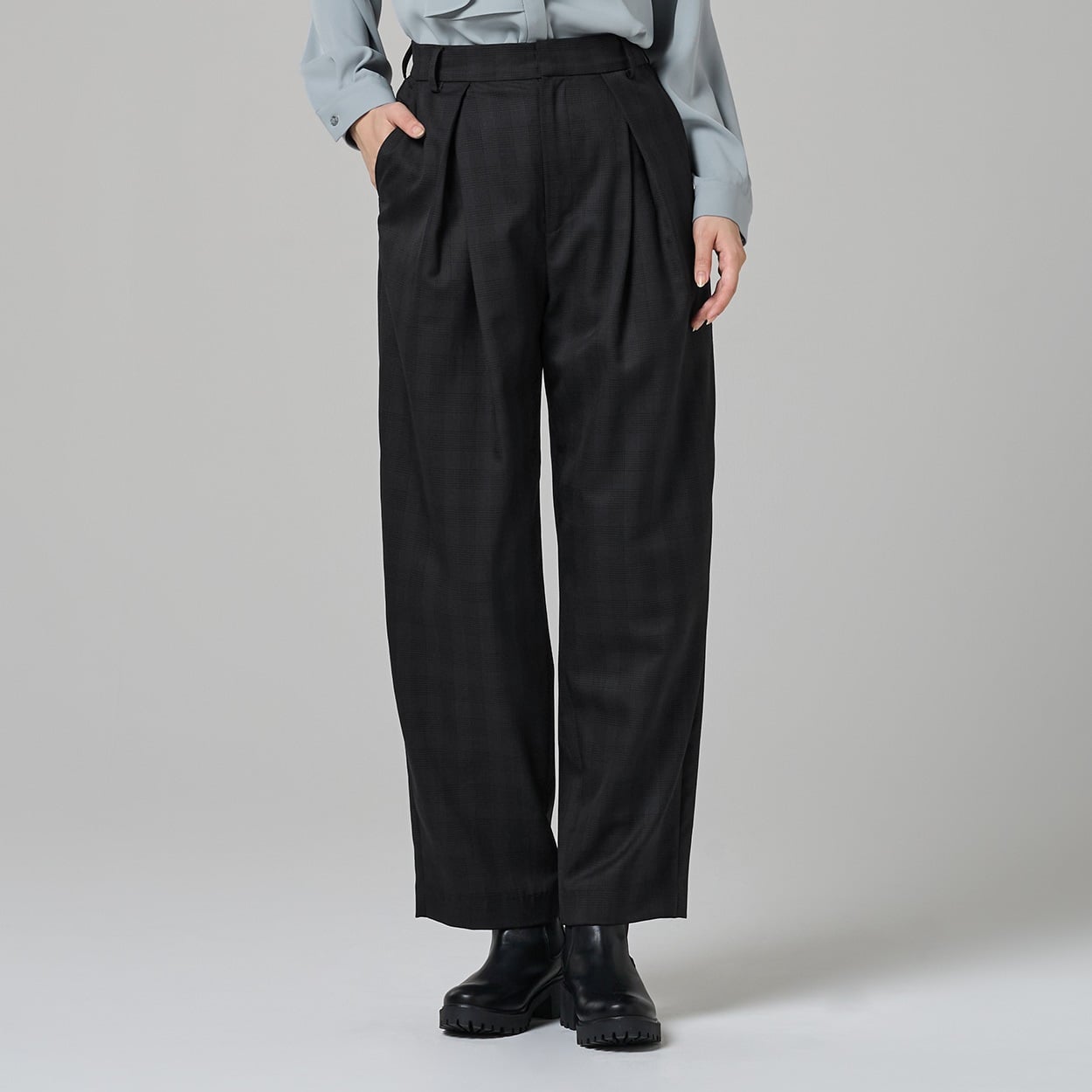 ESPRITMUR×ATSURO TAYAMA デザインタックバレルパンツ レディス ESPRITMUR(エスプリミュール) 265ES490CT(チャコ－ルグレ－-M)