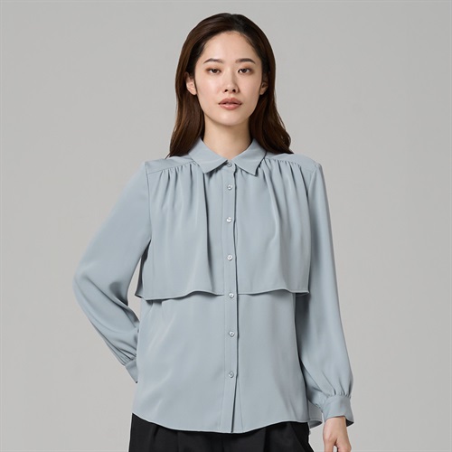 ESPRITMUR×ATSURO TAYAMA シャツカラーフロントレイヤードブラウス レディス ESPRITMUR(エスプリミュール) 265ES492CT