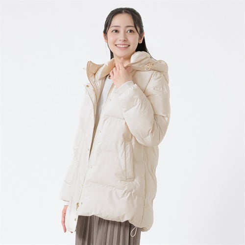 シームレス 防風中綿ミドル丈コート レディス Purelast(ピュアラスト) 267PL845MH