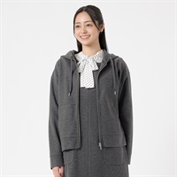 フエルトジャージー ジップパーカー レディス EMMA JAMES(エマジェイムス) 267EM514CT(チャコ－ルグレ－-M)