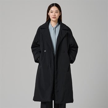 ESPRITMUR×ATSURO TAYAMA 蓄熱保温ロングトレンチコート レディス ESPRITMUR(エスプリミュール) 267ES522CT(クロ-M)