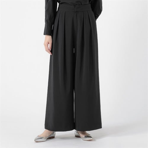 ESPRITMUR×オンワード樫山 ドライストレッチ ワンドパンツ レディス ESPRITMUR(エスプリミュール) 267ES003OK(クロ-M)