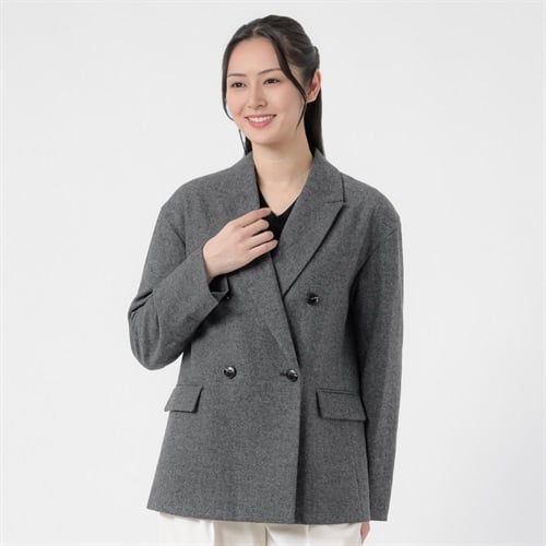 ESPRITMUR×オンワード樫山 ドライツイード ダブルブレストジャケット レディス ESPRITMUR(エスプリミュール) 267ES004OK