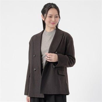 ESPRITMUR×オンワード樫山 ドライツイード ダブルブレストジャケット レディス ESPRITMUR(エスプリミュール) 267ES004OK(Ａコイチャ-M)