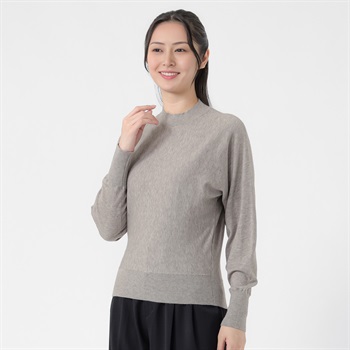 ESPRITMUR×オンワード樫山 モックネックニット レディス ESPRITMUR(エスプリミュール) 267ES008OK(ウスクロ-M)