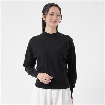 ESPRITMUR×オンワード樫山 モックネックニット レディス ESPRITMUR(エスプリミュール) 267ES008OK(クロ-M)