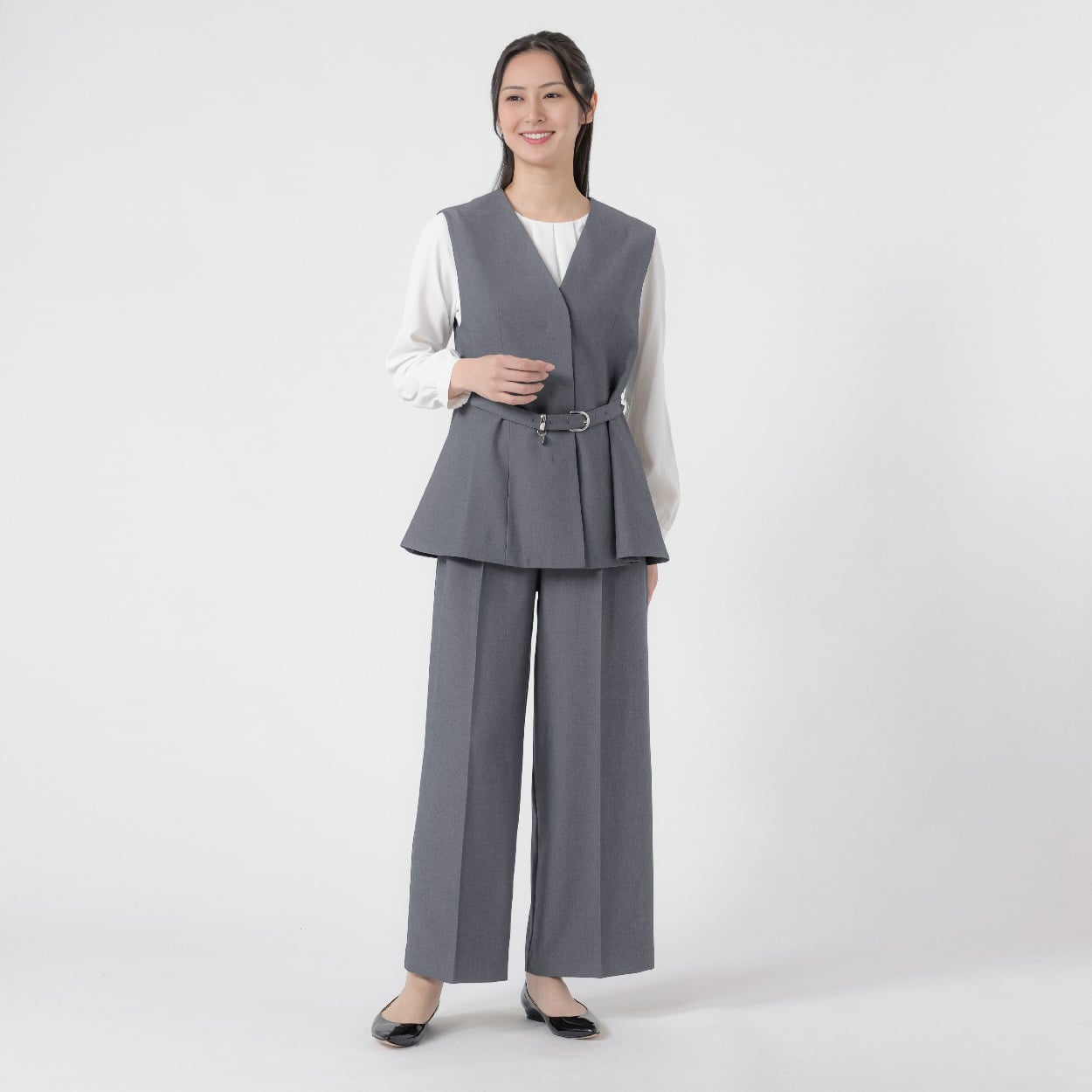 STYLE SHIFT】 3点セットスーツ ジャケット＋ジレ＋パンツ付 レディス