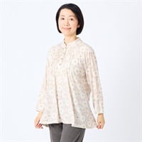 «美品»ティーピーオー(M~L) チュニック 花柄 シルク100 エスニック 美品»ティーピーオー(M~L) チュニック 花柄 シルク100 エスニック