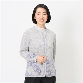 美品 OLEANA アルハンブラ 総柄 ニットカーディガン 楽天市場】ニットカーディガン / TOBILA (トビラ) アルパカライク