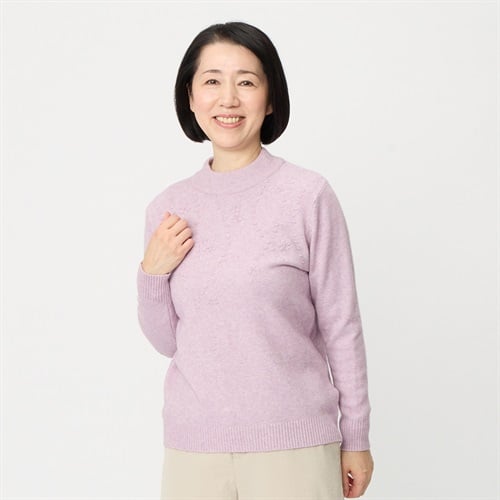 着楽美（きらび）対象商品 もちもちニット レディス1211 | イオン