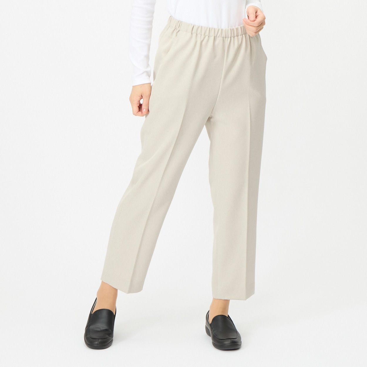 パンツ  60丈撥水・深履き レディス 着楽美(きらび) SA-87143-26(アイボリー-XL)
