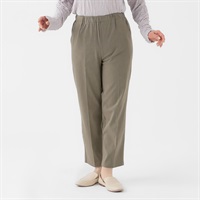パンツ 58丈 色落ちしにくいデニム レディス 着楽美(きらび) KO6S71406-03E(ミドリ-M)