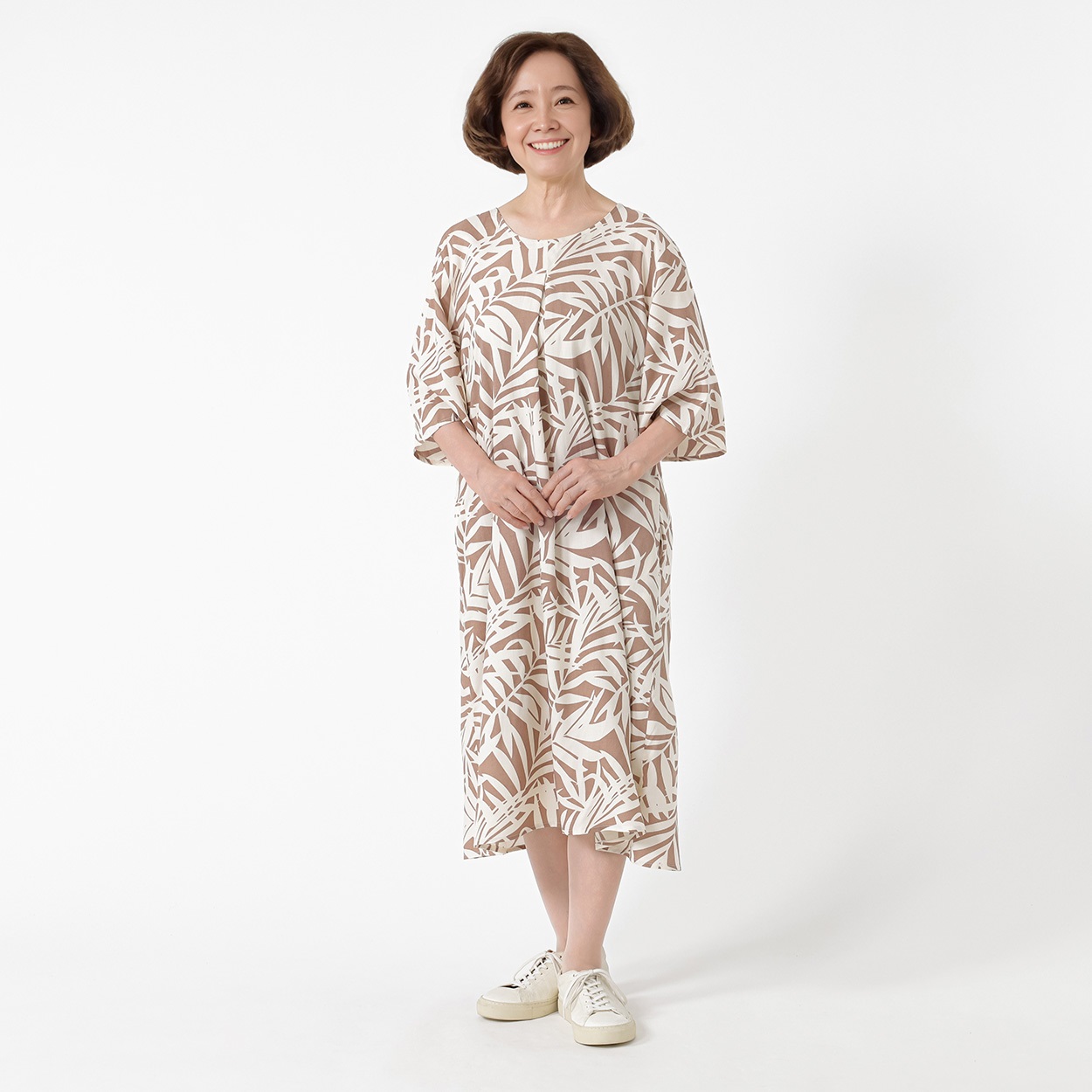 きのっぴさん専用1st ワンピース 5分袖 レディス 着楽美(きらび) IN-602950Y | イオン