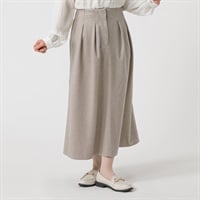 スカート フロントタック 80丈 レディス 着楽美(きらび) FU-1095-N(ウスチャ-M)