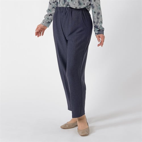 パンツ 55丈 メランジハイテンション生地 レディス 着楽美(きらび) KO6A71225-08E