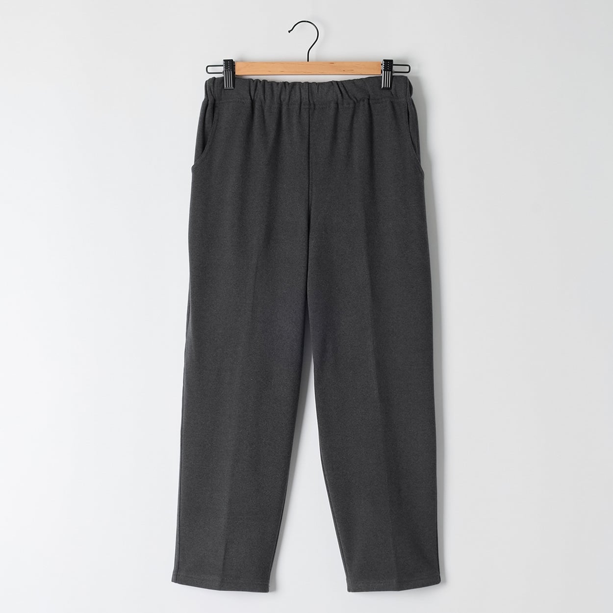 パンツ 55丈 アンゴラタッチ・めちゃらく レディス 着楽美(きらび) KO6A71801-09E(クロ-L)