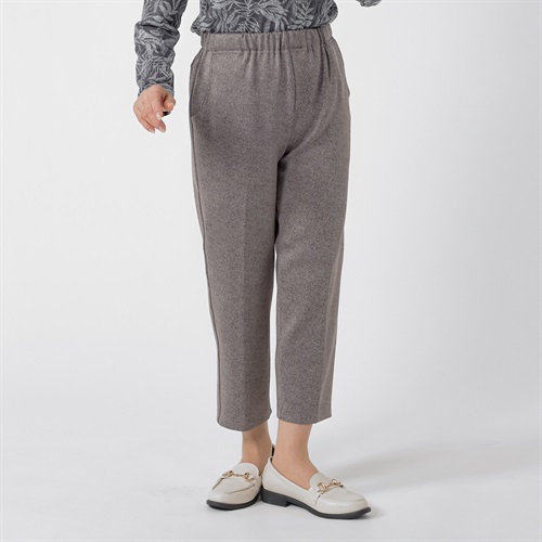 パンツ 55丈 めちゃらく・汚れにくいツイル柄 レディス 着楽美(きらび) KO6A74262-08E