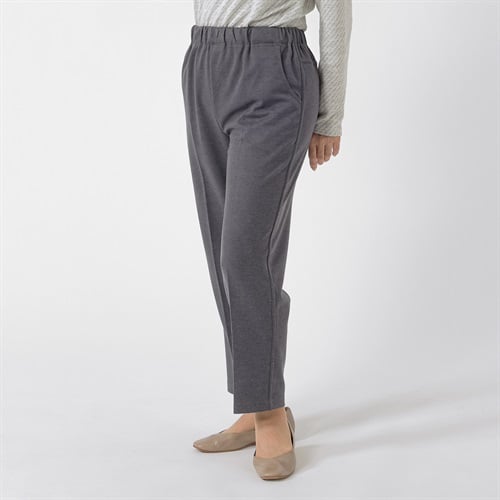 パンツ 58丈 めちゃらく・両面起毛まるでウール レディス 着楽美(きらび) KO6A75817-09E(ウスグレー-M)