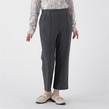 タックワイドパンツ レディス 着楽美(きらび) JCS-383302-N(チャコ－ルグレ－-M)