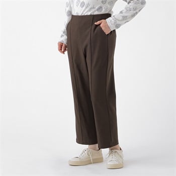 タックワイドパンツ レディス 着楽美(きらび) JCS-383302-N(チャ-M)