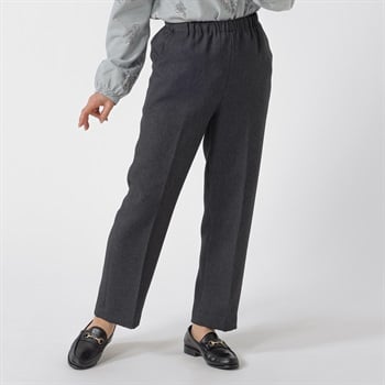 パンツ 60丈 裏起毛深履き レディス 着楽美(きらび) SA-87150-26A(チャコ－ルグレ－-S)