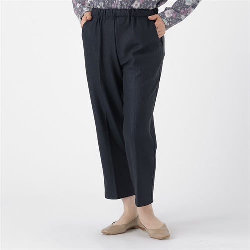 パンツ 55丈 表起毛裏ベロア レディス 着楽美(きらび) KO6A71809-10E
