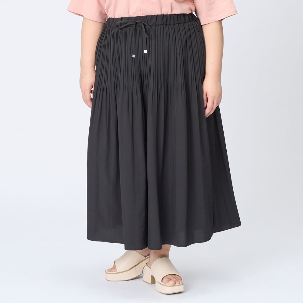 ひんやり消しプリーツスカンツ レディス 大きいサイズ noannu | イオン 