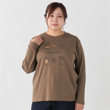 トップバリュ☘️長袖トップス XL グレーカットソー 綿入 春秋 w1796 トップバリュ☘️長袖トップス XL グレーカットソー 綿入 春秋 w1796