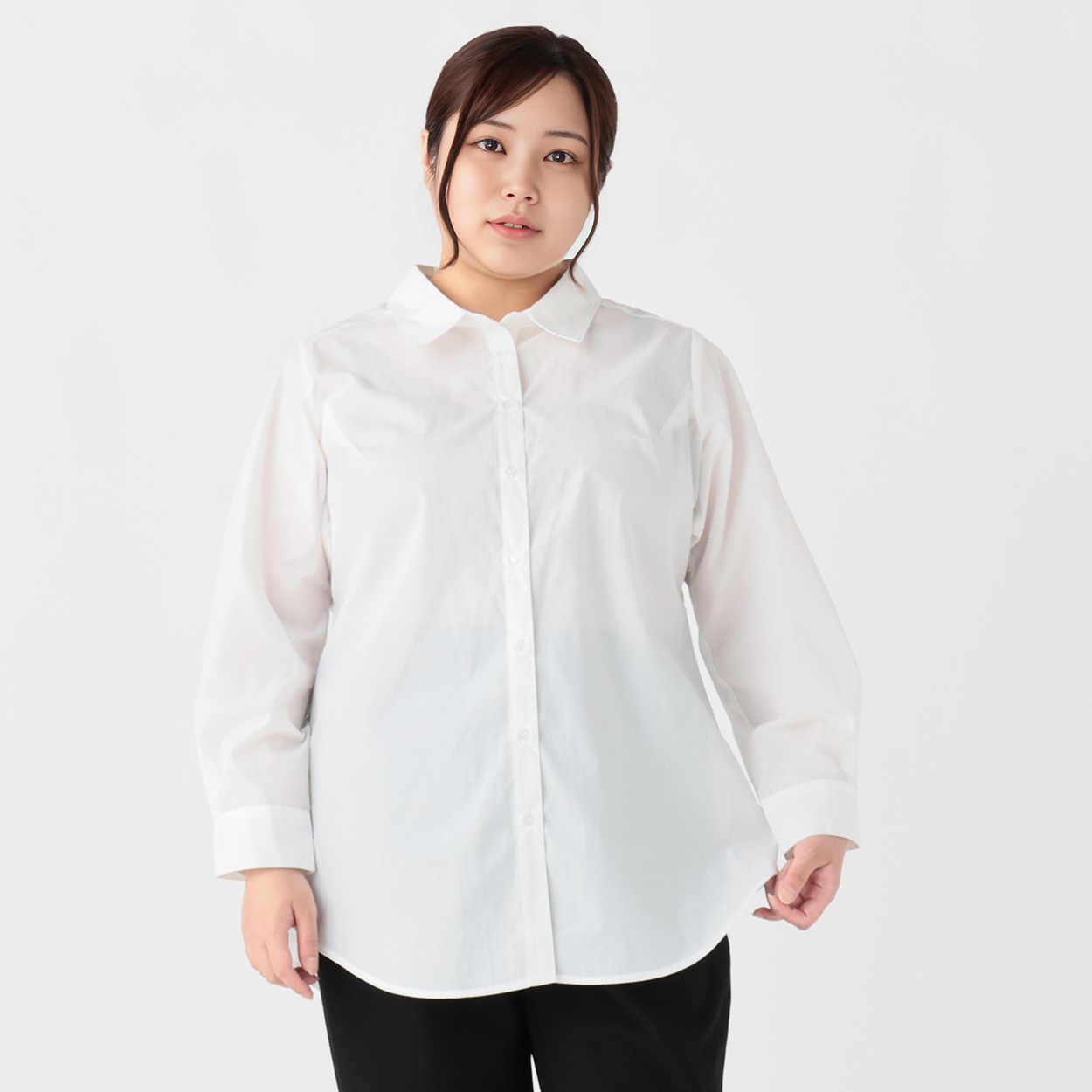 美品！2024 かぐれ　フーディーチュニック　オーバーサイズ　体型カバー チュニック レディース 体型カバー 重ね着風 カットソー S/M/L