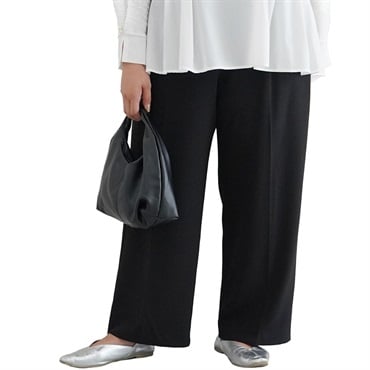 noannu × Sasaki Miki＊セミワイドパンツ レディス 大きいサイズ