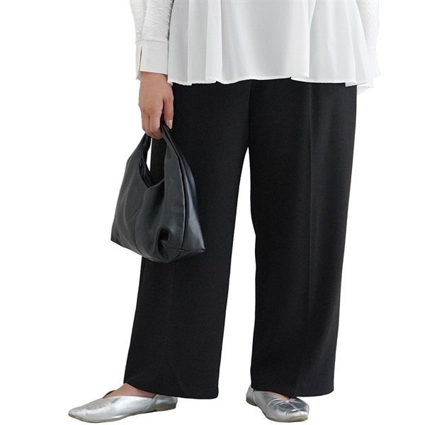 noannu × Sasaki Miki＊セミワイドパンツ レディス 大きいサイズ