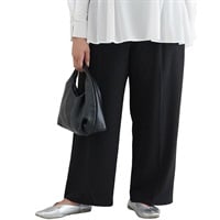 noannu × Sasaki Miki＊セミワイドパンツ レディス 大きいサイズ