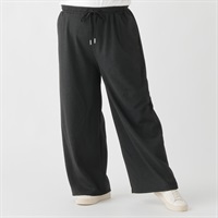 ウール調チェックドロストパンツ レディス ぽっちゃりサイズのnoannu