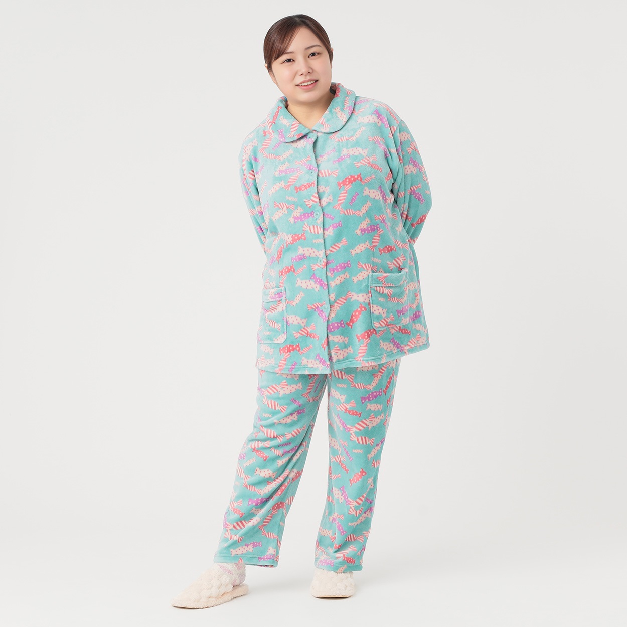 ふわもこパジャマ レディス 大きいサイズ noannu 230170L | イオン
