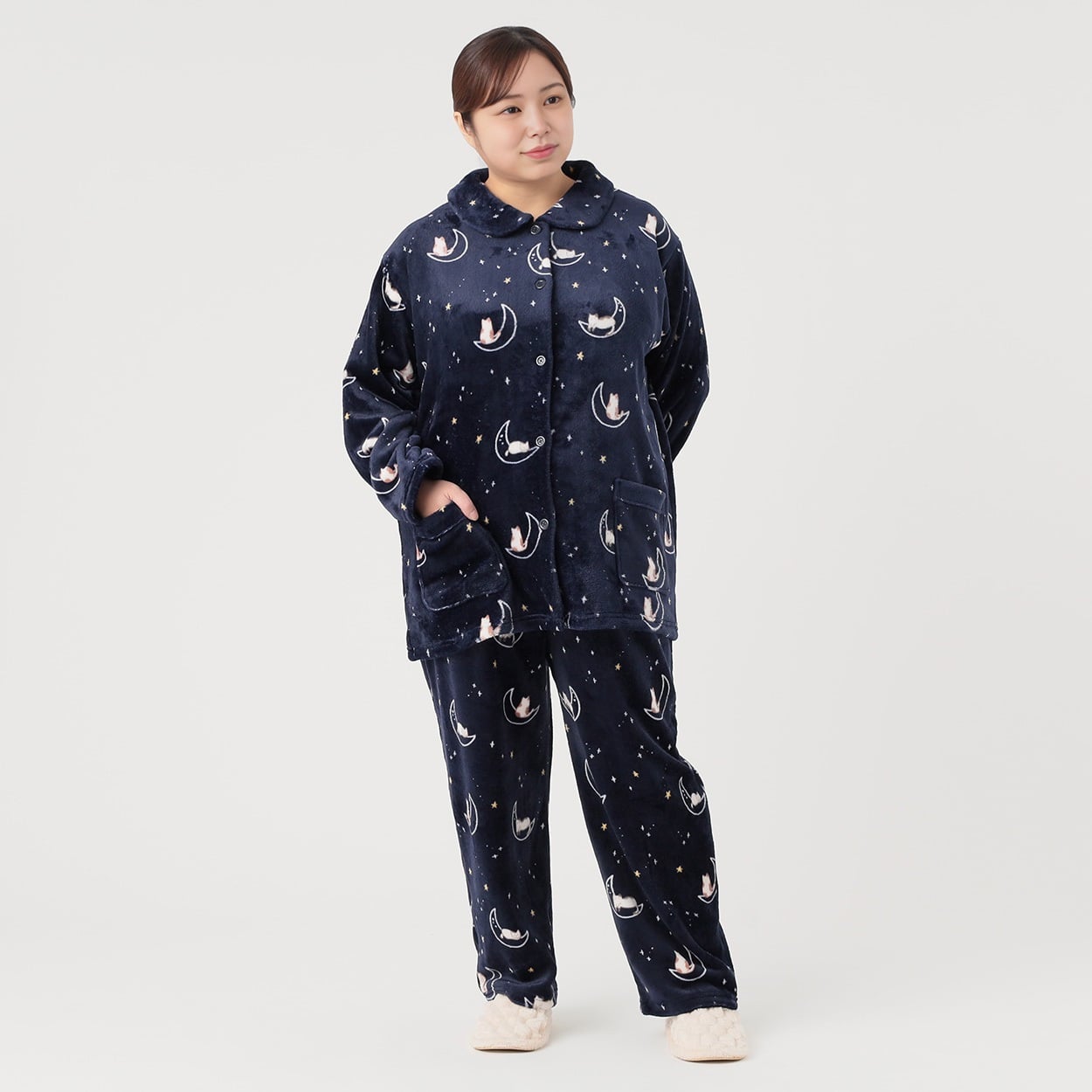 ふわもこパジャマ レディス 大きいサイズ noannu 230170L | イオン