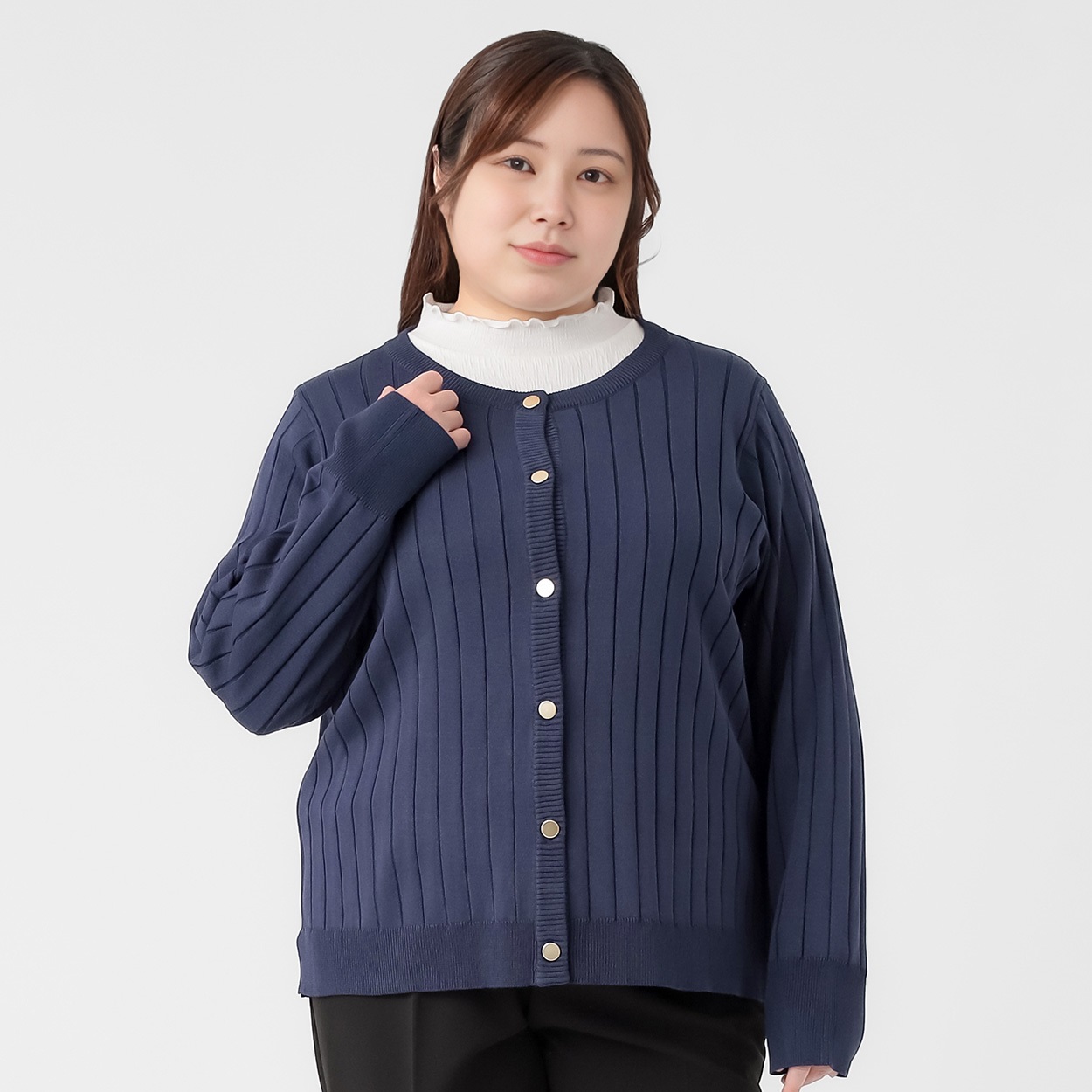 nowos 定番リブカーディガン 超美品 【公式通販】