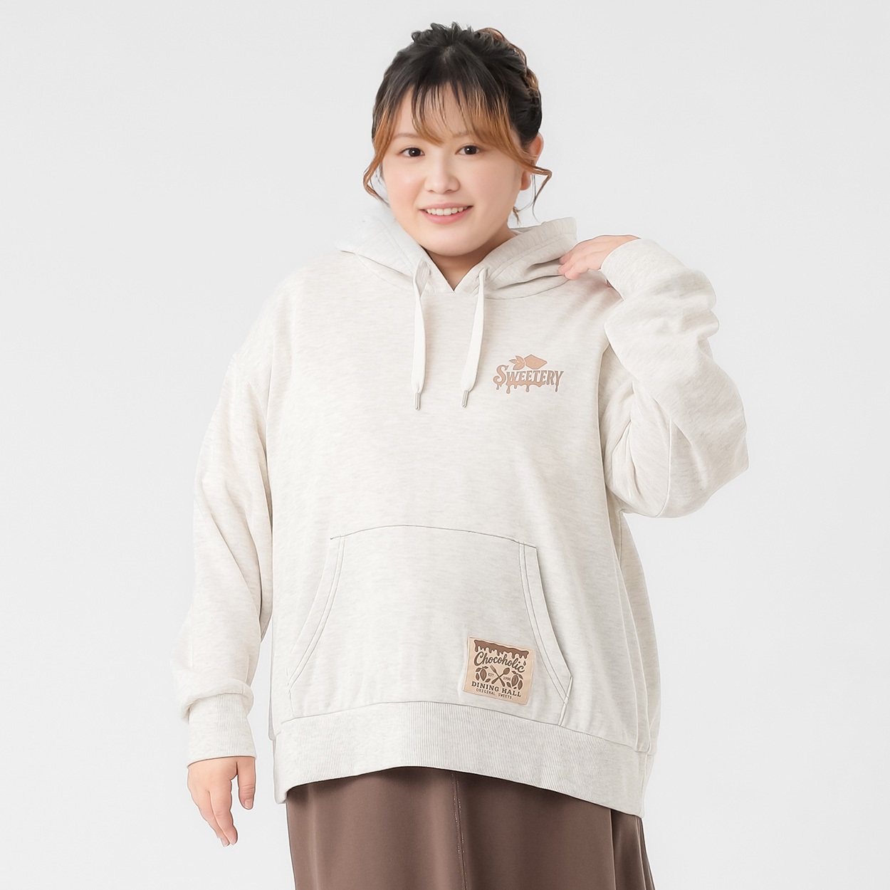 MOGMOGデイリープルパーカー レディス ぽっちゃりサイズのnoannu