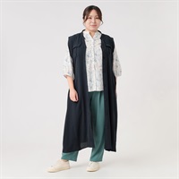 体型カバー(縦見え)＊前開きジレジャンスカ レディス 大きいサイズ